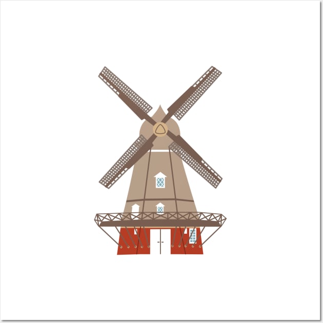 Windmill Wall Art by CTstudio